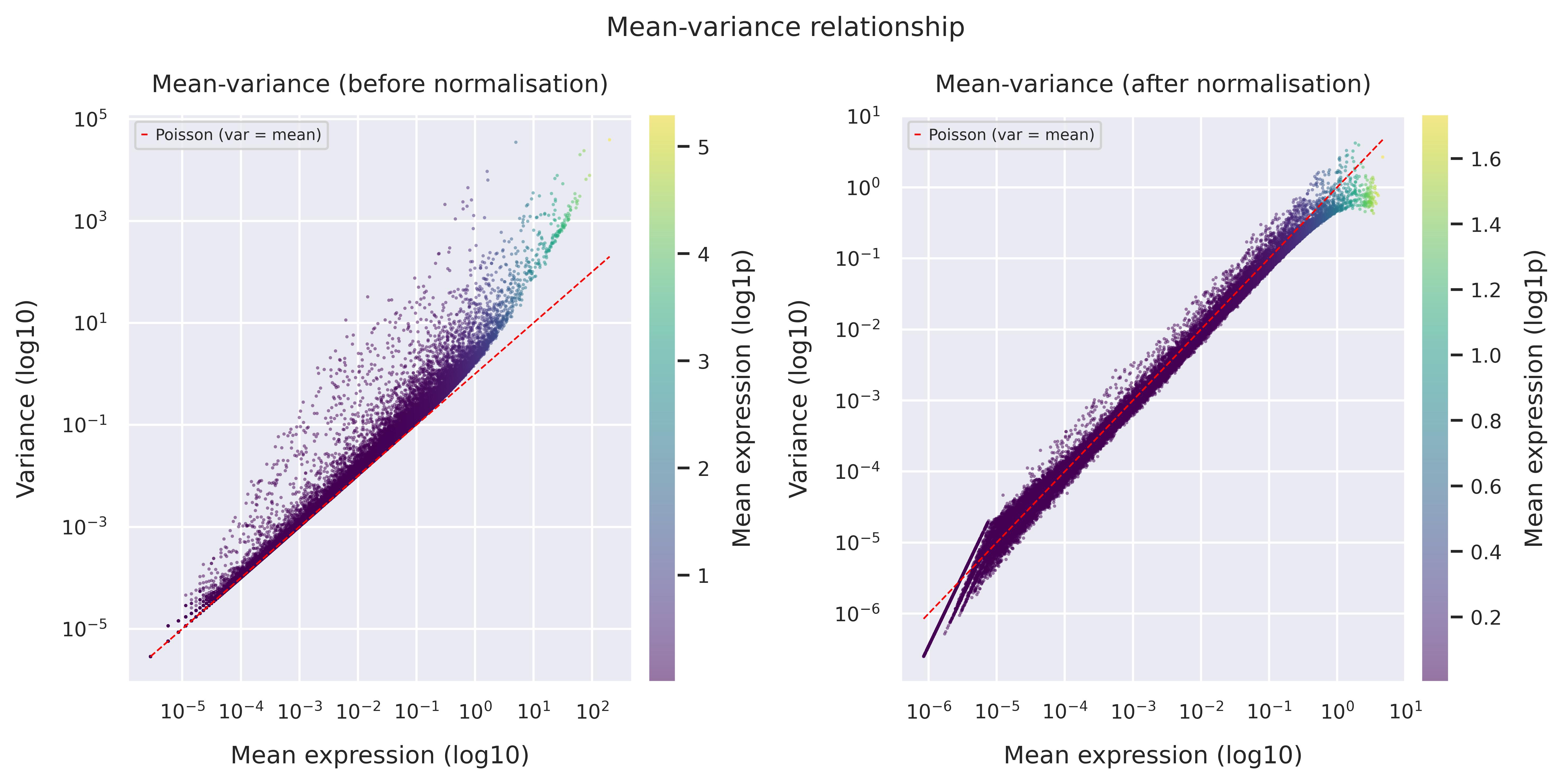 Mean–variance relationship
